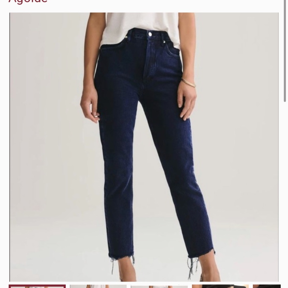 NWT Agolde Riley in Pledge
